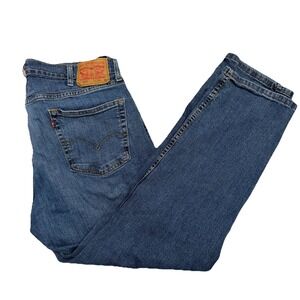 Levi's 559 Blue Denim Jeans Mens 38x30 Straight Leg Relaxed Fit